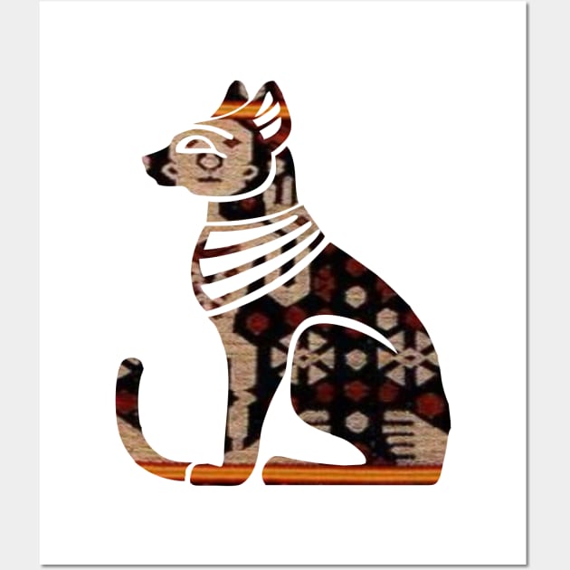 Ethnic Cat Wall Art by Sqidea